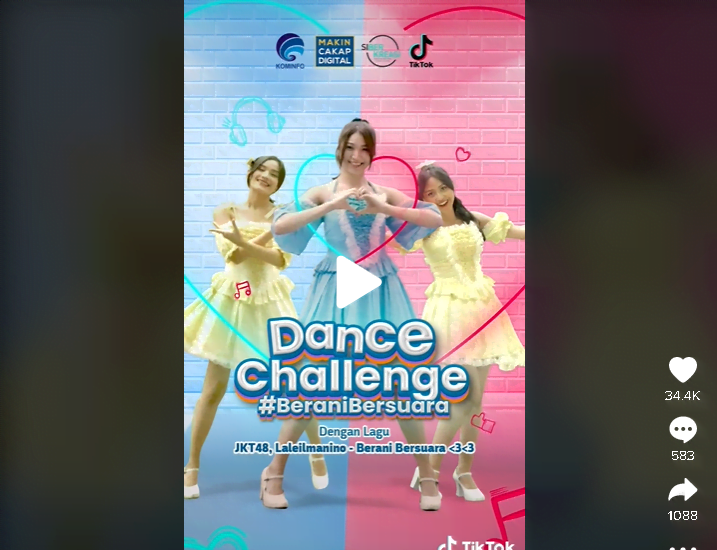 Laleilmanino  JKT48 Kompak Undang Gen Z untuk #beranibersuara